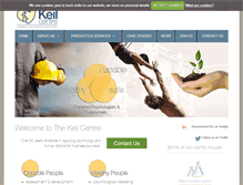 Tablet Screenshot of keilcentre.co.uk